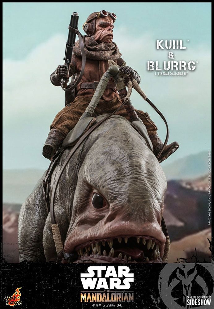 STAR WARS - Kuiil & Blurrg (The Mandalorian) - Statues 37cm