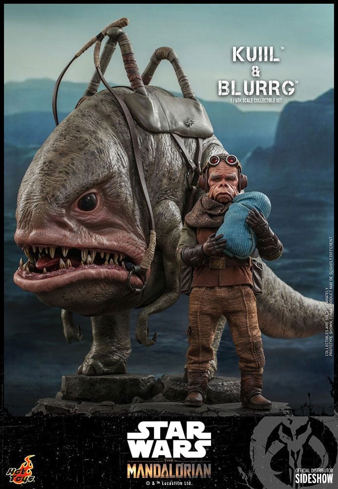STAR WARS - Kuiil & Blurrg (The Mandalorian) - Statues 37cm