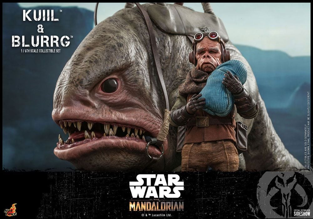 STAR WARS - Kuiil & Blurrg (The Mandalorian) - Statues 37cm