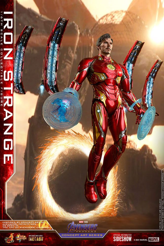 MARVEL - Iron Strange (Concept Art Series) - Statuette articulée 32cm