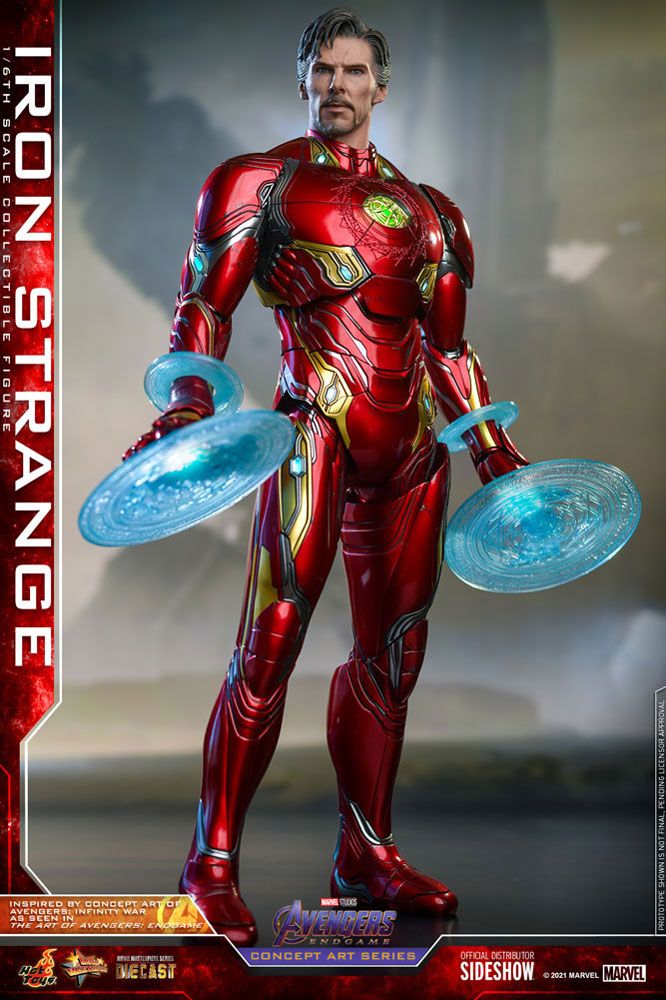 MARVEL - Iron Strange (Concept Art Series) - Statuette articulée 32cm