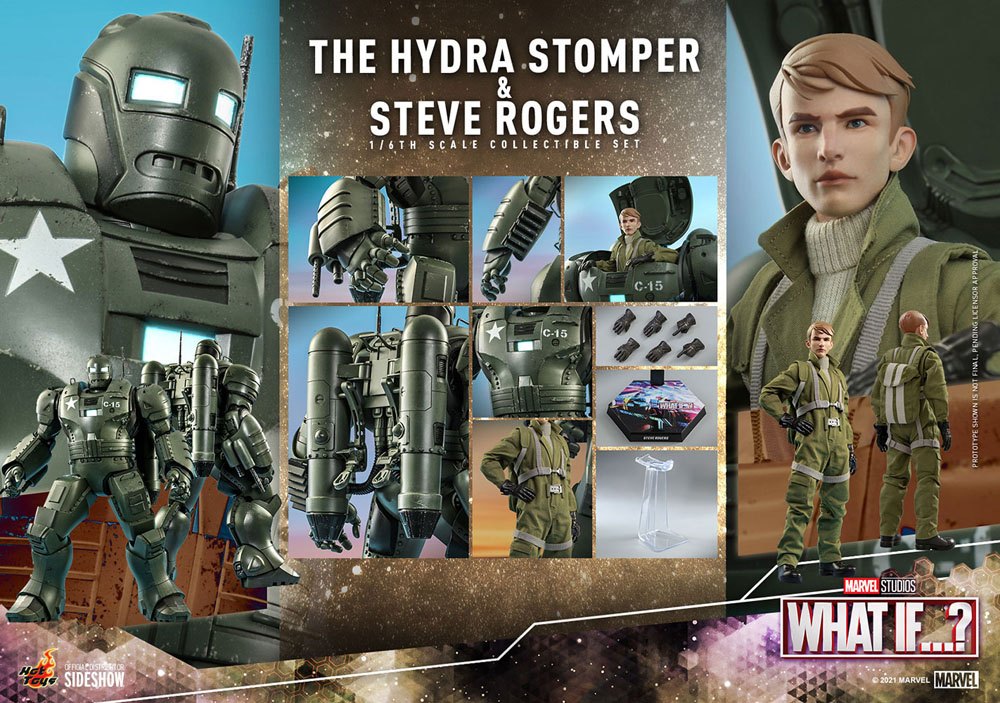 MARVEL - Hydra Stomper & Steve Rogers (What if...?) - Figures 56cm