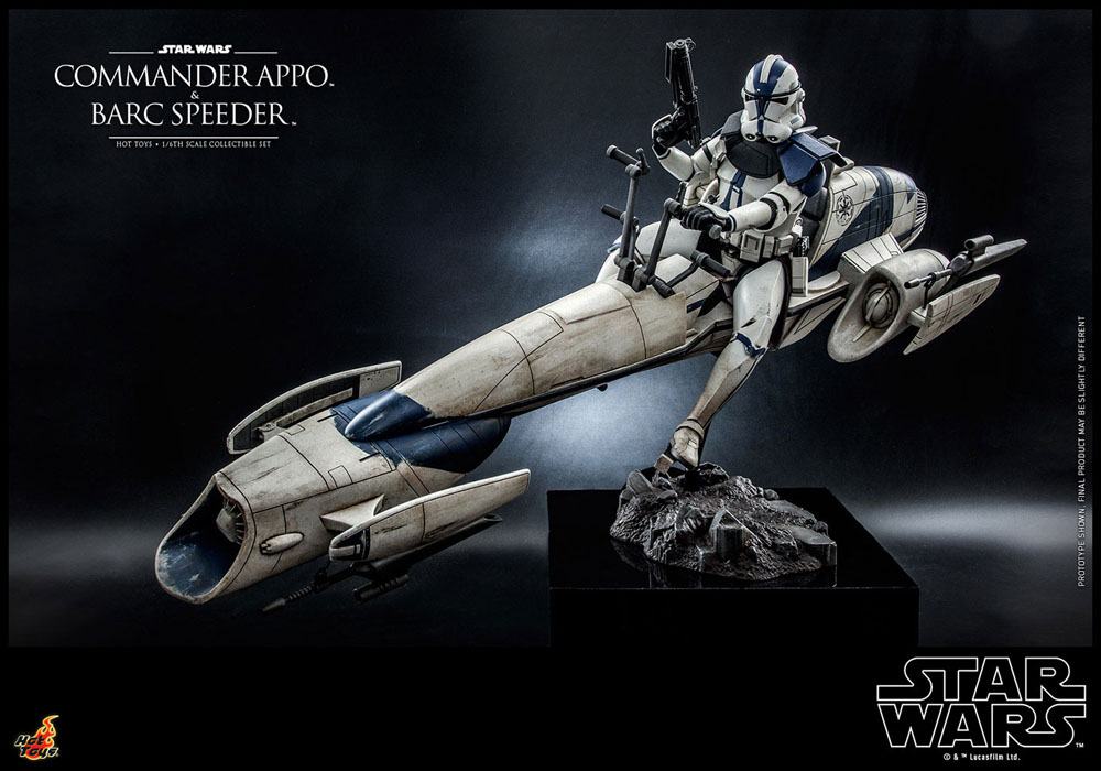 STAR WARS - Commander Appo & BARC Speeder - Action Figure 30cm