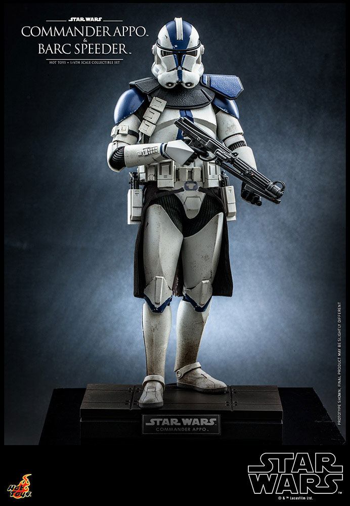STAR WARS - Commander Appo & BARC Speeder - Action Figure 30cm