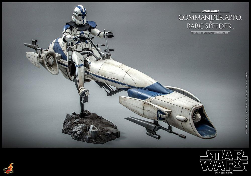 STAR WARS - Commander Appo & BARC Speeder - Action Figure 30cm
