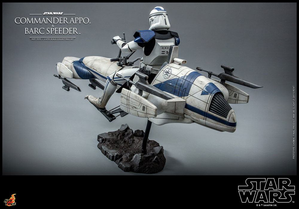 STAR WARS - Commander Appo & BARC Speeder - Action Figure 30cm