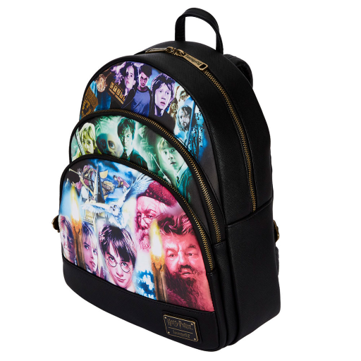 HARRY POTTER - Trilogy - Backpack LoungeFly '29x35x11cm'