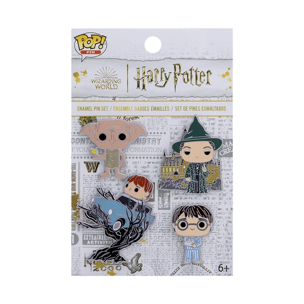 HARRY POTTER - Funko 4pk Pin Set - Anniversary Chamber of Secrets