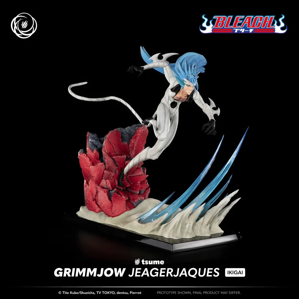 BLEACH - Grimmjow - Statue Résine 1/6 By Tsume 36cm