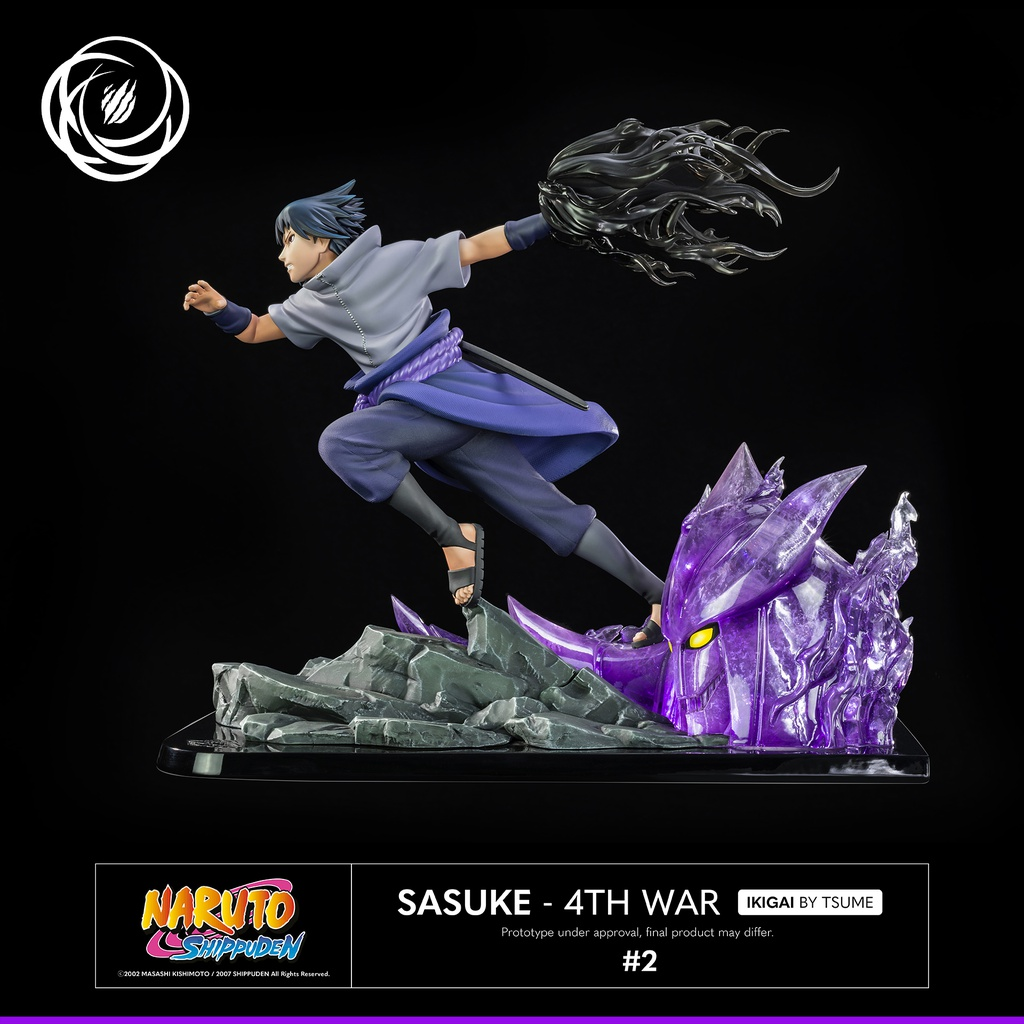 NARUTO - Sasuke Uchiwa Ikigai - 4th War - Statue Résine 1/6 By Tsume