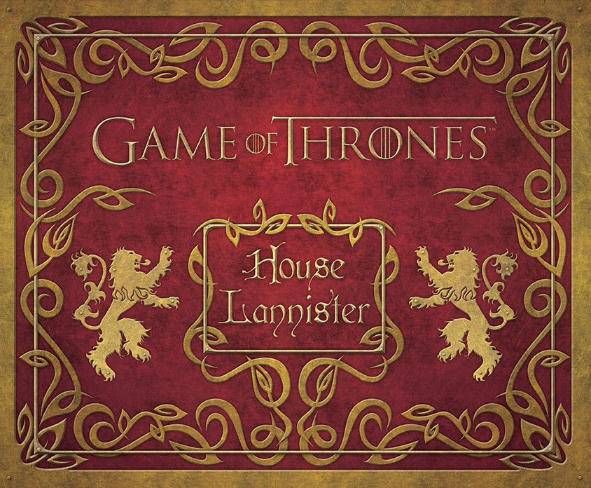 GAME OF THRONES - Deluxe Stationery Set - Lannister