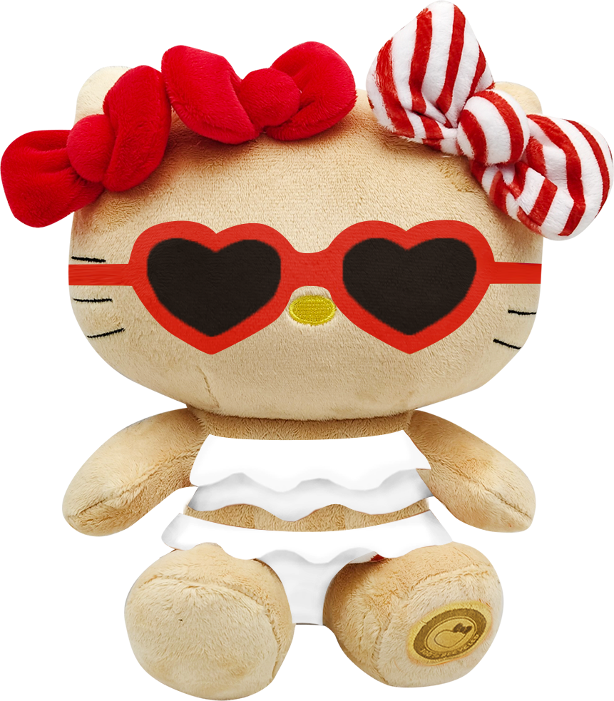HELLO KITTY - Hello Kitty "Summer Days Glasses" - Plush 24cm