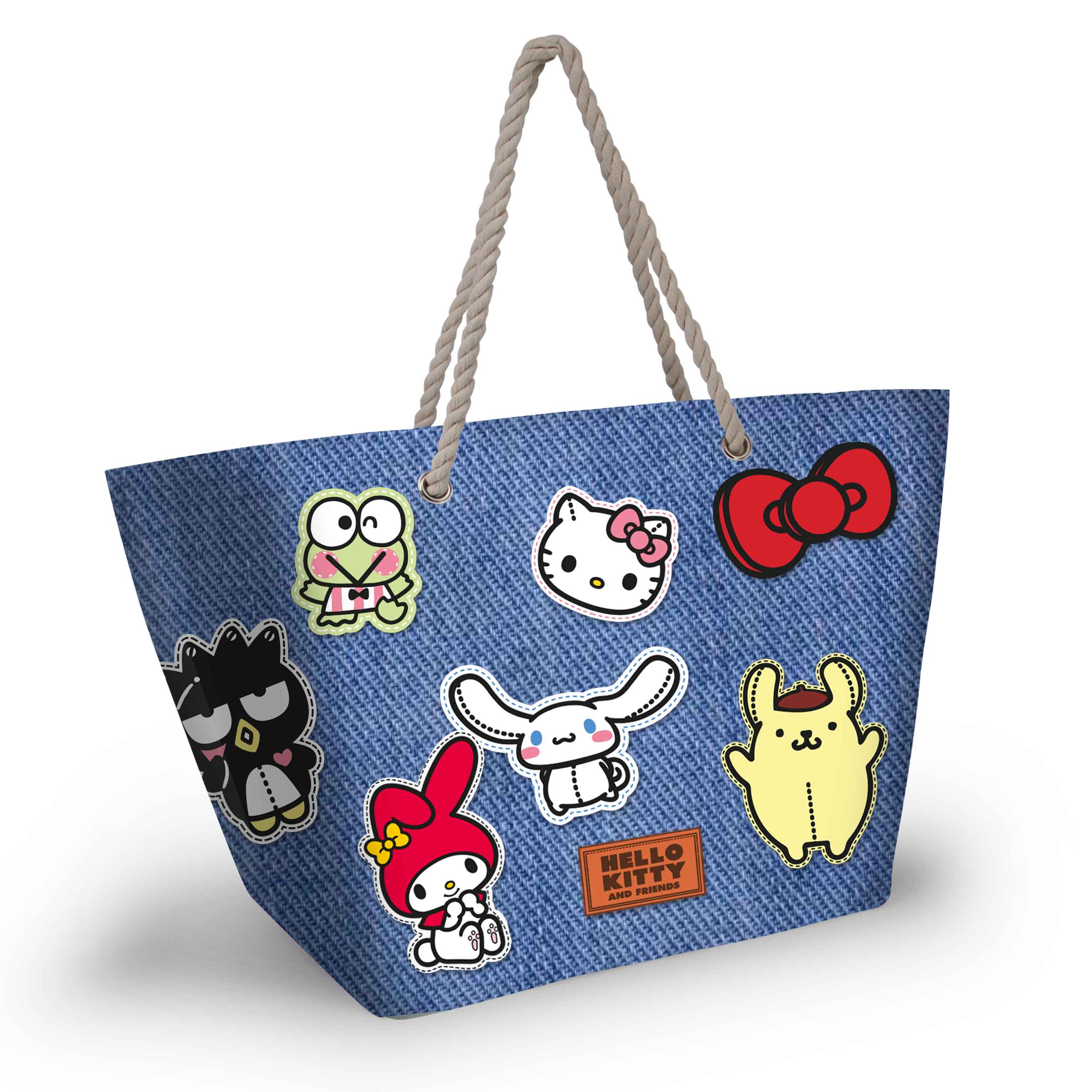 HELLO KITTY & Friends - Denim - Beach Bag '52x37x17cm'