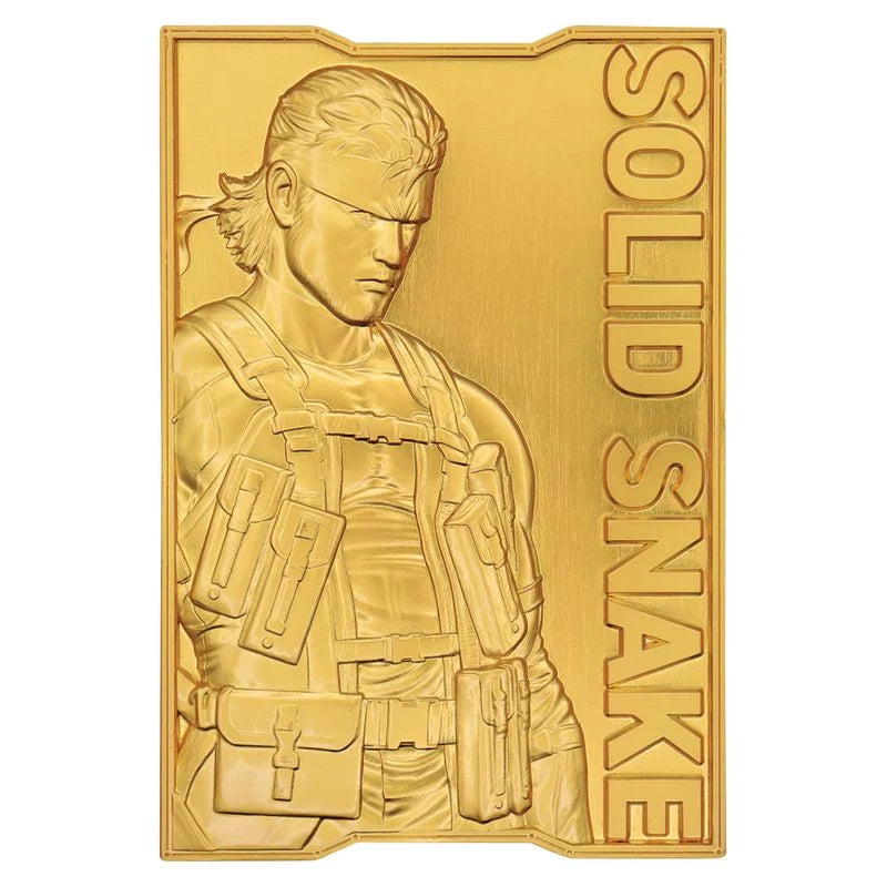 METAL GEAR SOLID 2 - Snake - Limited Edition Ingot