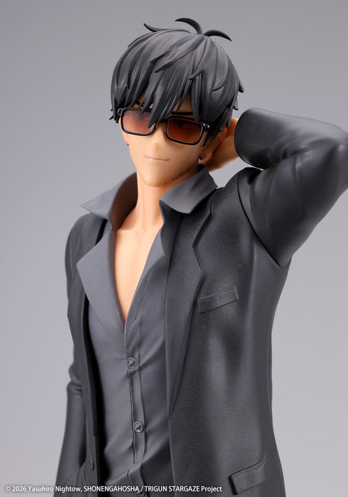 TRIGUN STAMPEDE - Nicholeas D.Wolfwood - Statuette Oshi Works 22cm