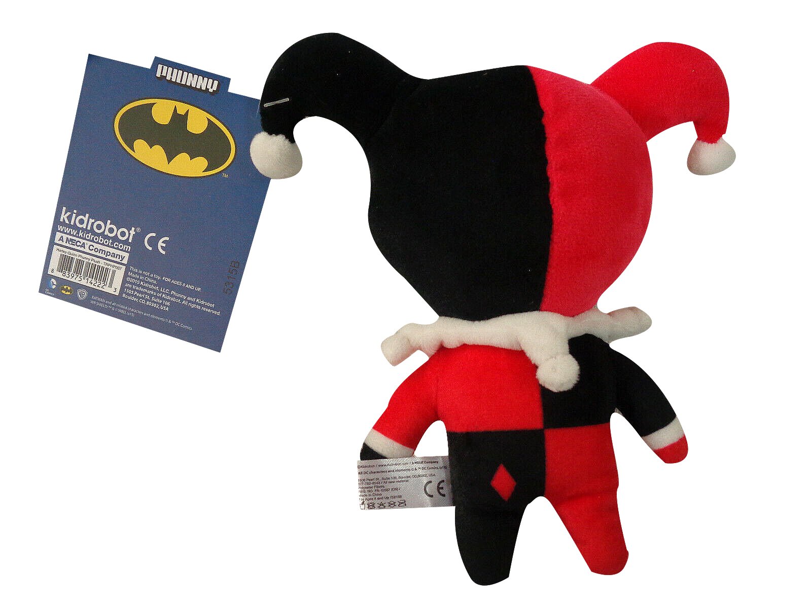 DC - Harley Quinn "Classique" - Peluche Phunny 20cm