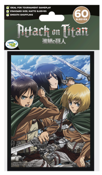 ATTACK ON TITANS - Trio - Card Sleeve Japanese Size (62x89mm)