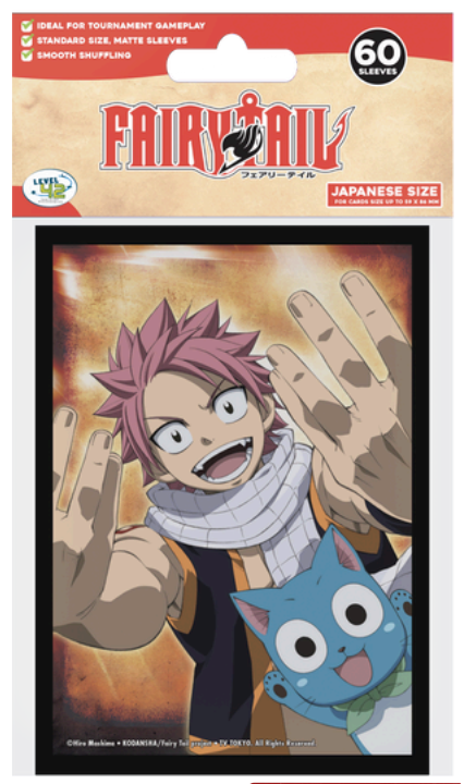 FAIRY TAIL - Natsu and Happy - Card Sleeve Japanese Size (62x89mm)