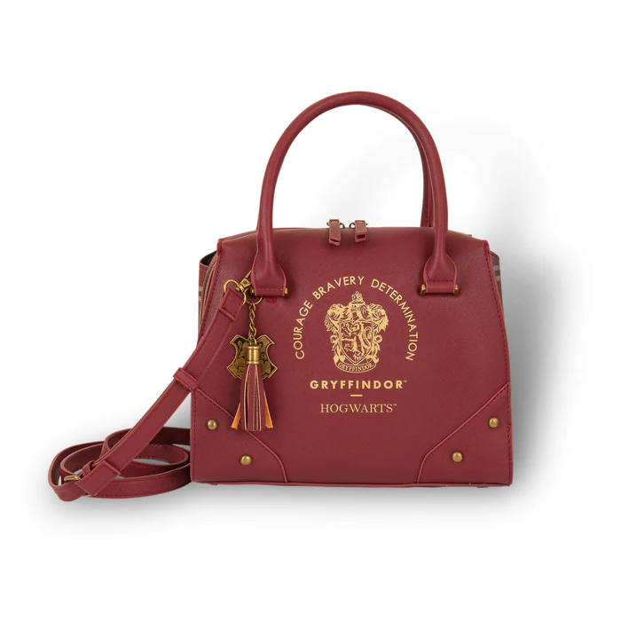 HARRY POTTER - Gryffindor - Luxury Plaid Top Handbag '28x22x13cm'