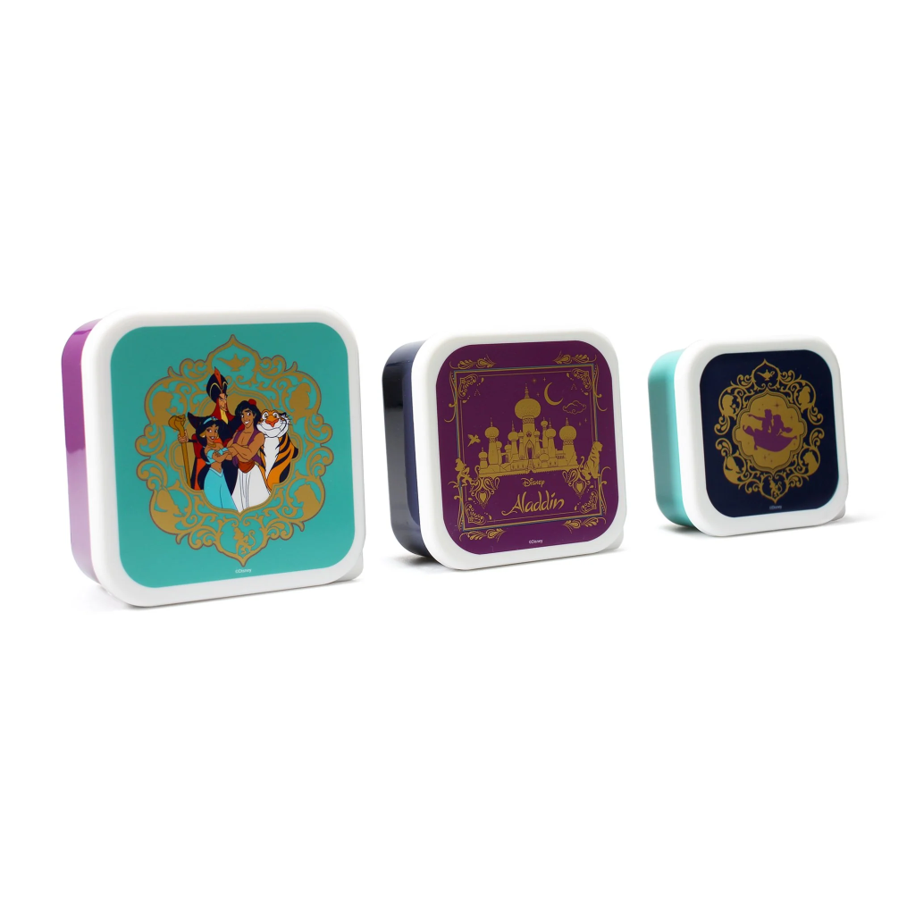 DISNEY - Aladdin - Set of 3 Lunch Boxes