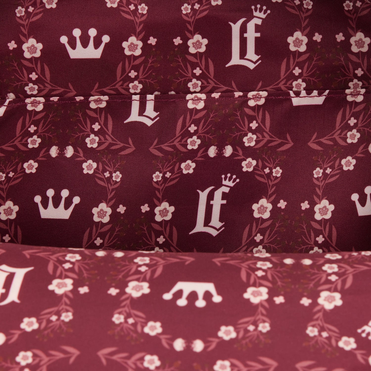 CREAM & RED - Floral - Mini Backpack LoungeFly