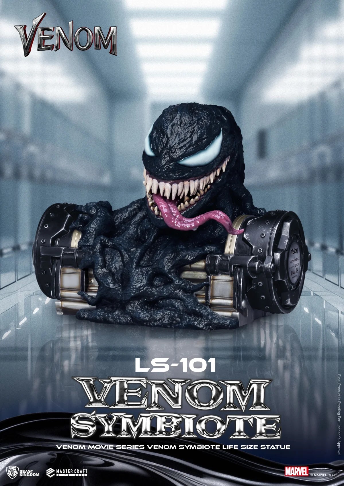 VENOM - Venom Symbiote - Statue Life Size 24cm