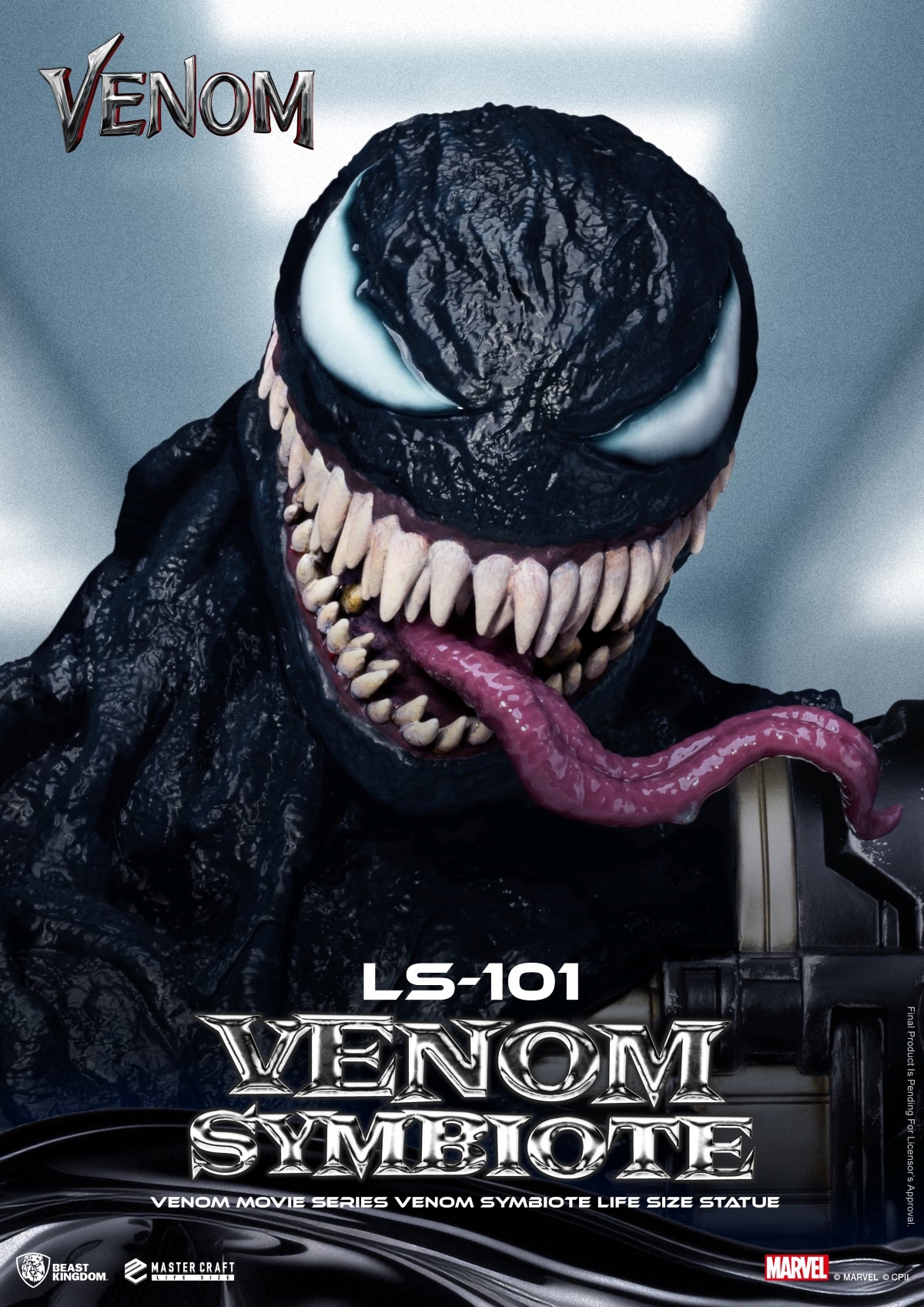 VENOM - Venom Symbiote - Statue Life Size 24cm