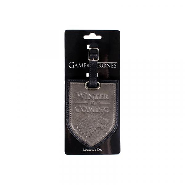 GAME OF THRONES - Luggage Tag - Stark 'Winter is Coming'