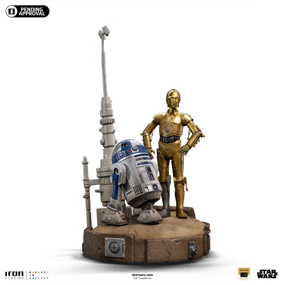 STAR WARS - C3PO & R2D2 - Statue Art Scale Deluxe 1/10 31.4cm