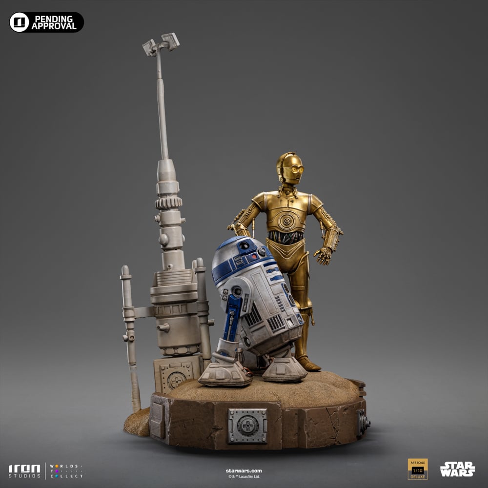 STAR WARS - C3PO & R2D2 - Statue Art Scale Deluxe 1/10 31.4cm