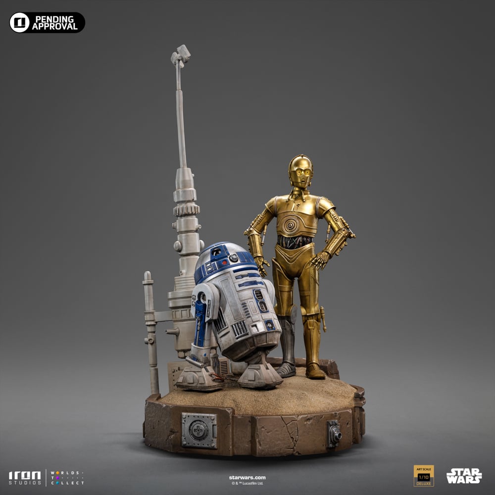 STAR WARS - C3PO & R2D2 - Statue Art Scale Deluxe 1/10 31.4cm