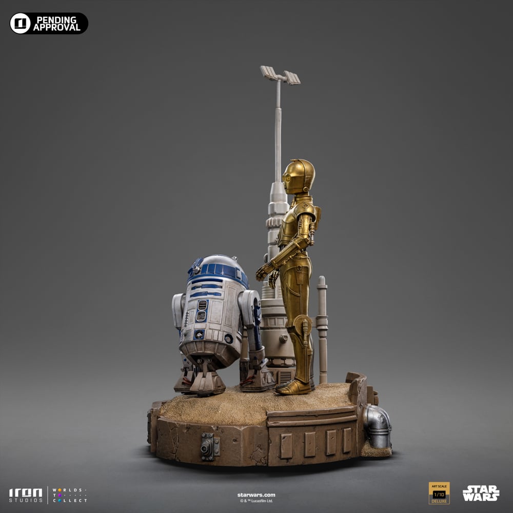 STAR WARS - C3PO & R2D2 - Statue Art Scale Deluxe 1/10 31.4cm