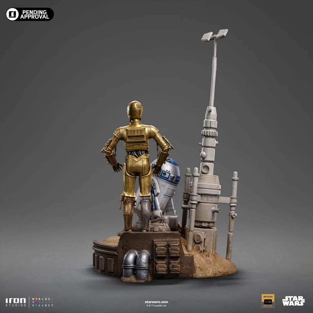 STAR WARS - C3PO & R2D2 - Statue Art Scale Deluxe 1/10 31.4cm