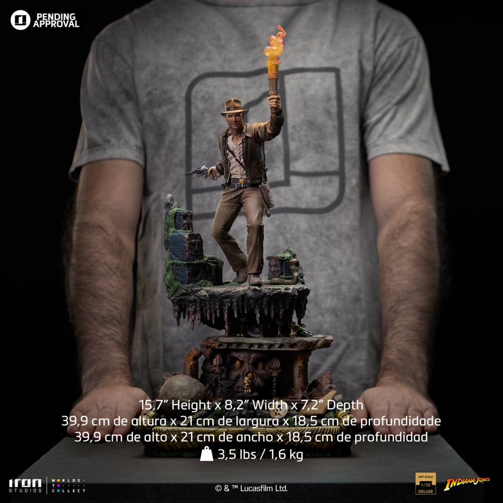 INDIANA JONES - Indiana Jones - Statuette Art Scale Deluxe 1/10 39.9cm