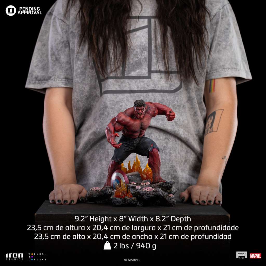 CAPTAIN AMERICA 4 - Red Hulk - Statue Art Scale 1/10 23.5cm