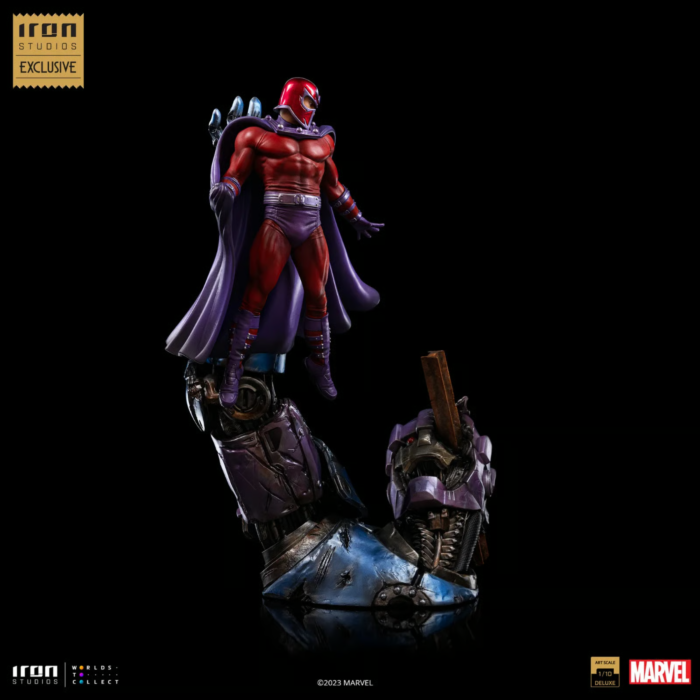 MARVEL-Magneto vs Sentinel-Statue Del. Art Scale 1/10 37cm "2023 CCXP"