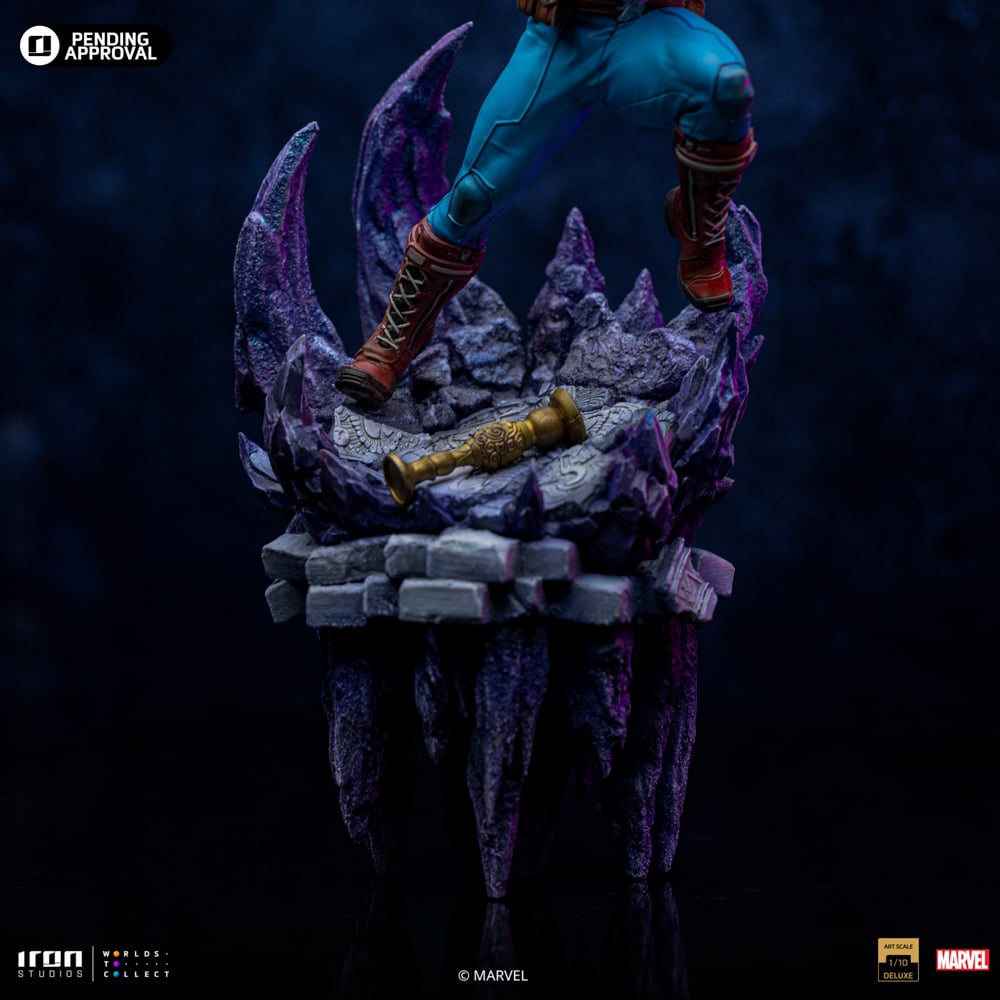 MARVEL - Captain America - Statuette Art Scale Deluxe 1/10 34cm