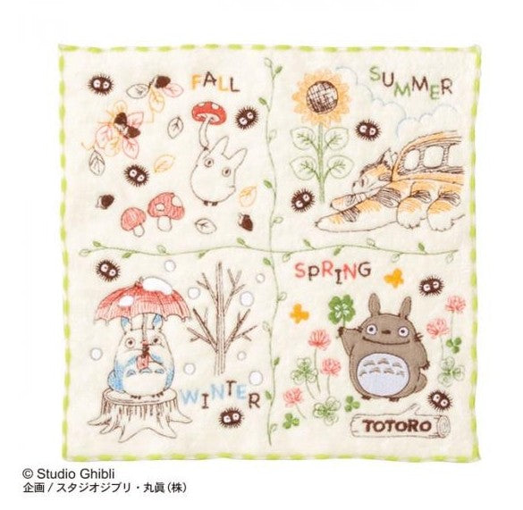 MY NEIGHBOR TOTORO - Wreath of Nuts - Mini Towel 25x25cm