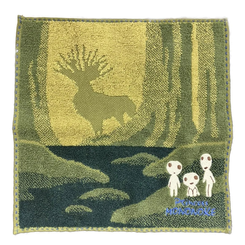 PRINCESS MONONOKE - Shadow of the Deer god - Mini Towel 25x25cm