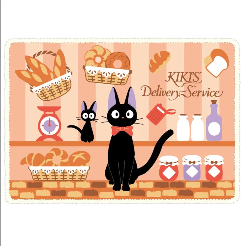 KIKI'S LA PETITE SORCIERE - Jiji's Bakery - Fluffy Plaid 70x100cm