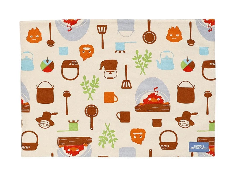 HOWL'S MOVING CASTLE - Cook with Calcifer - Natsu Lunch Mat 48x35cm