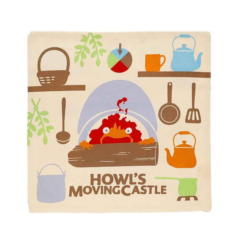 HOWL'S MOVING CASTLE - Calcifer - Natsu Cushion Cover 45x45cm
