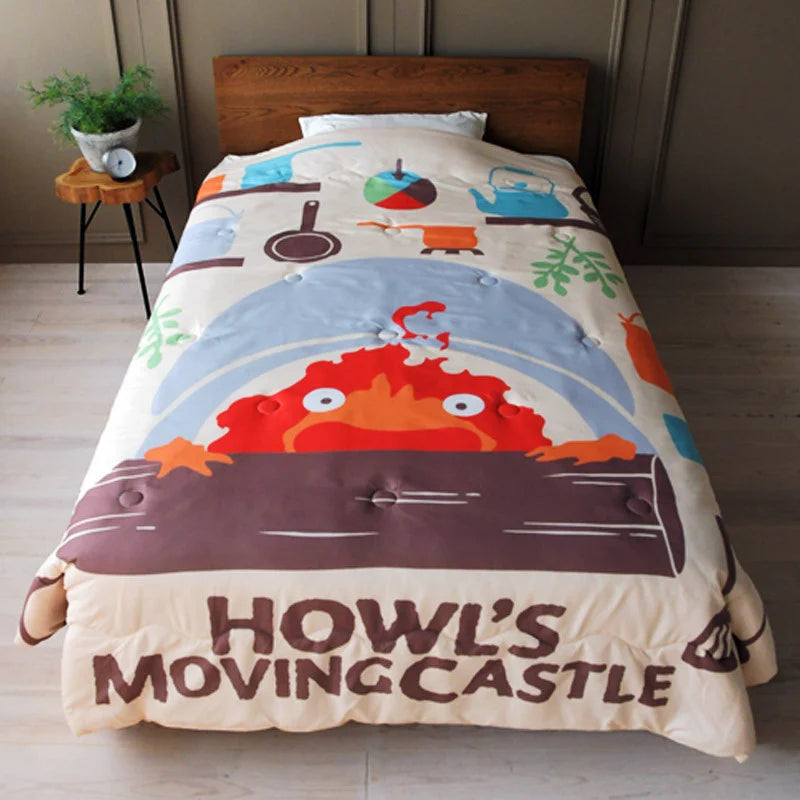 HOWL'S MOVING CASTLE - Cook with Calcifer - Natsu Comforter 218x183cm