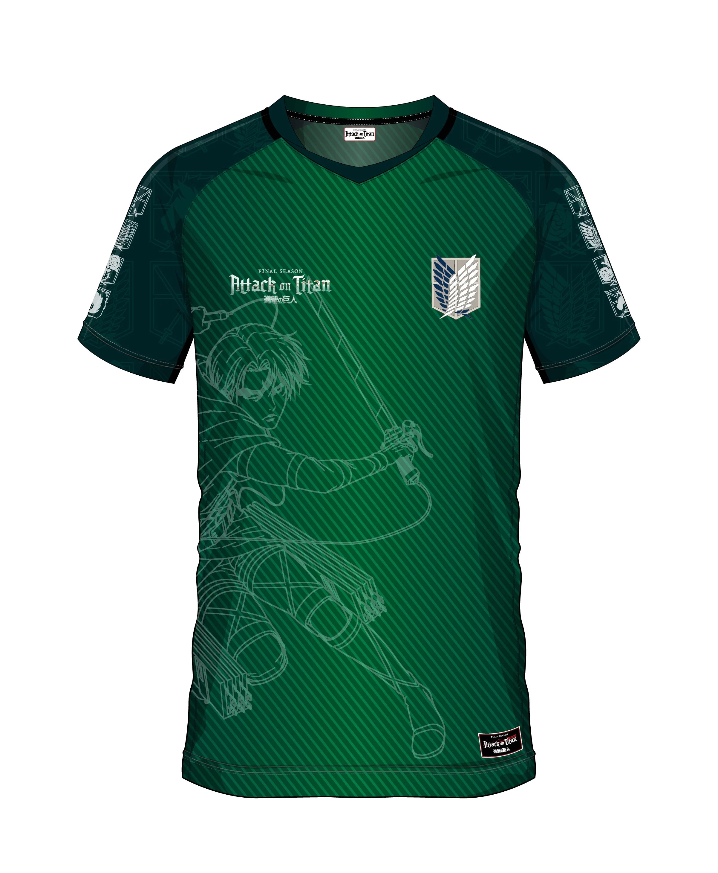 ATTACK ON TITAN - Scout Regiment 09 - Soccer Jersey Men (S)