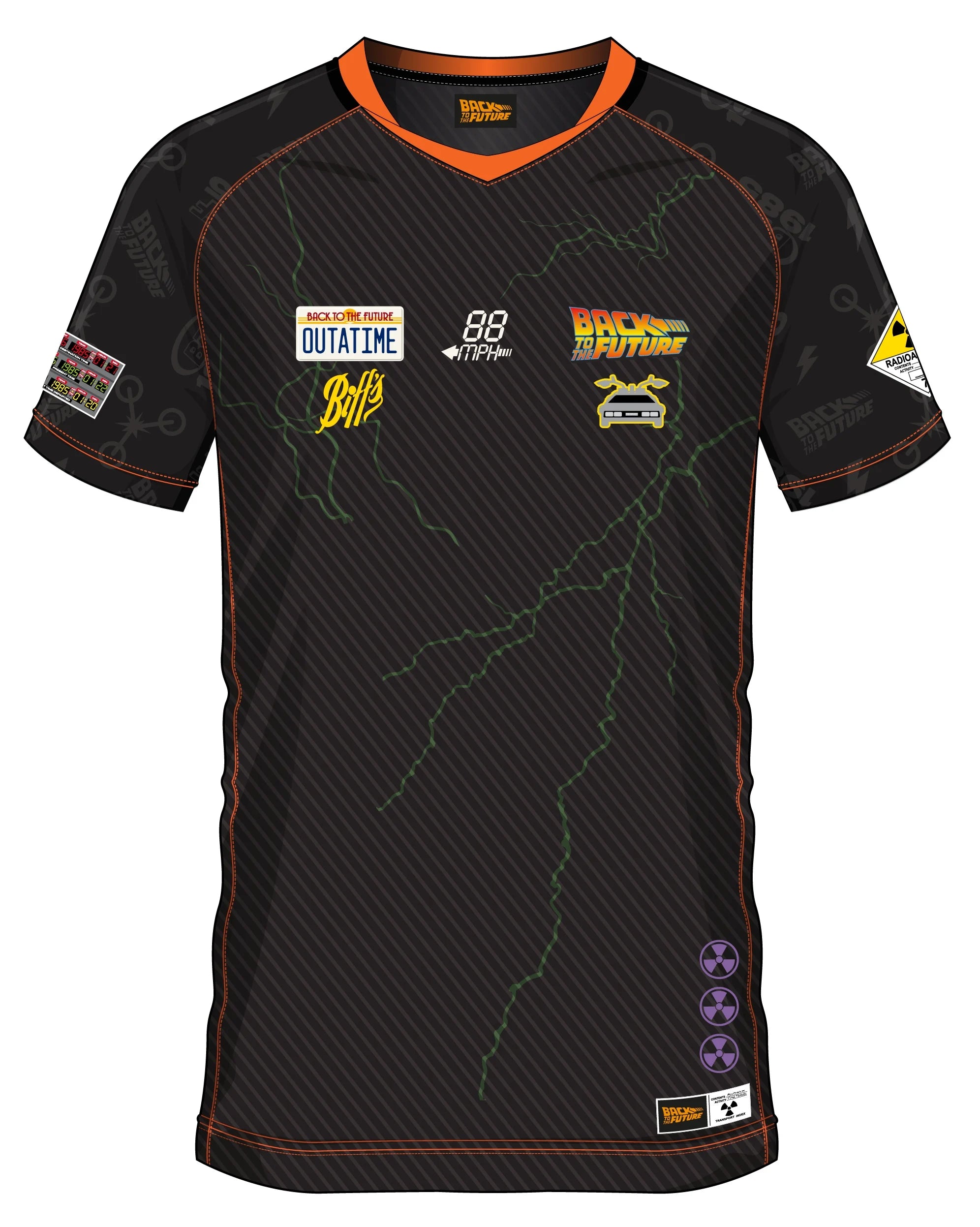 BACK TO THE FUTURE - Hey McFly 85 - Soccer Jersey Men (M)