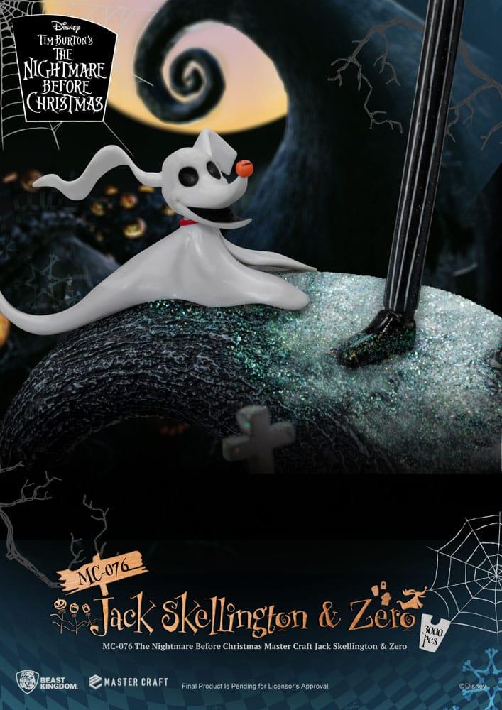 NBX - Jack Skellington & Zero - Statue Master Craft 39cm