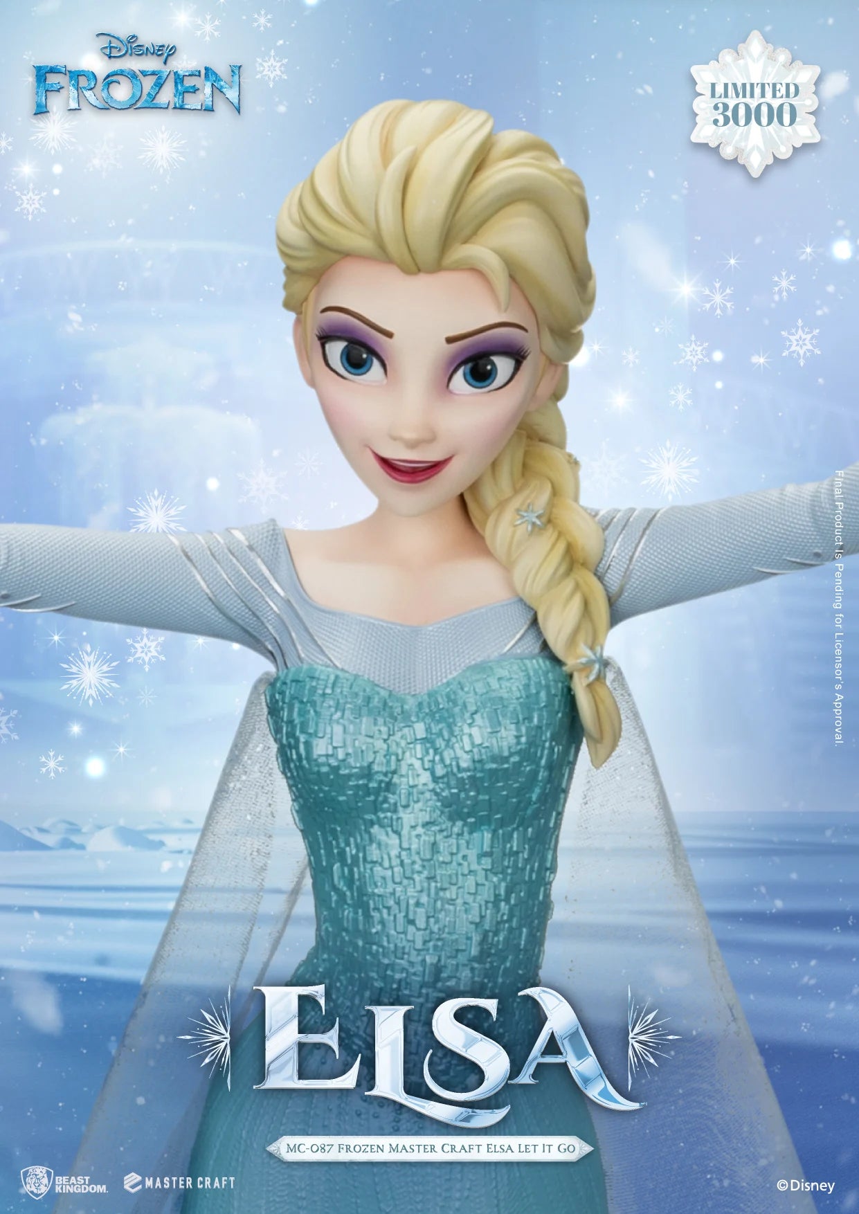 FROZEN - Elsa "Let It Go" - Statue Master Craft 40cm