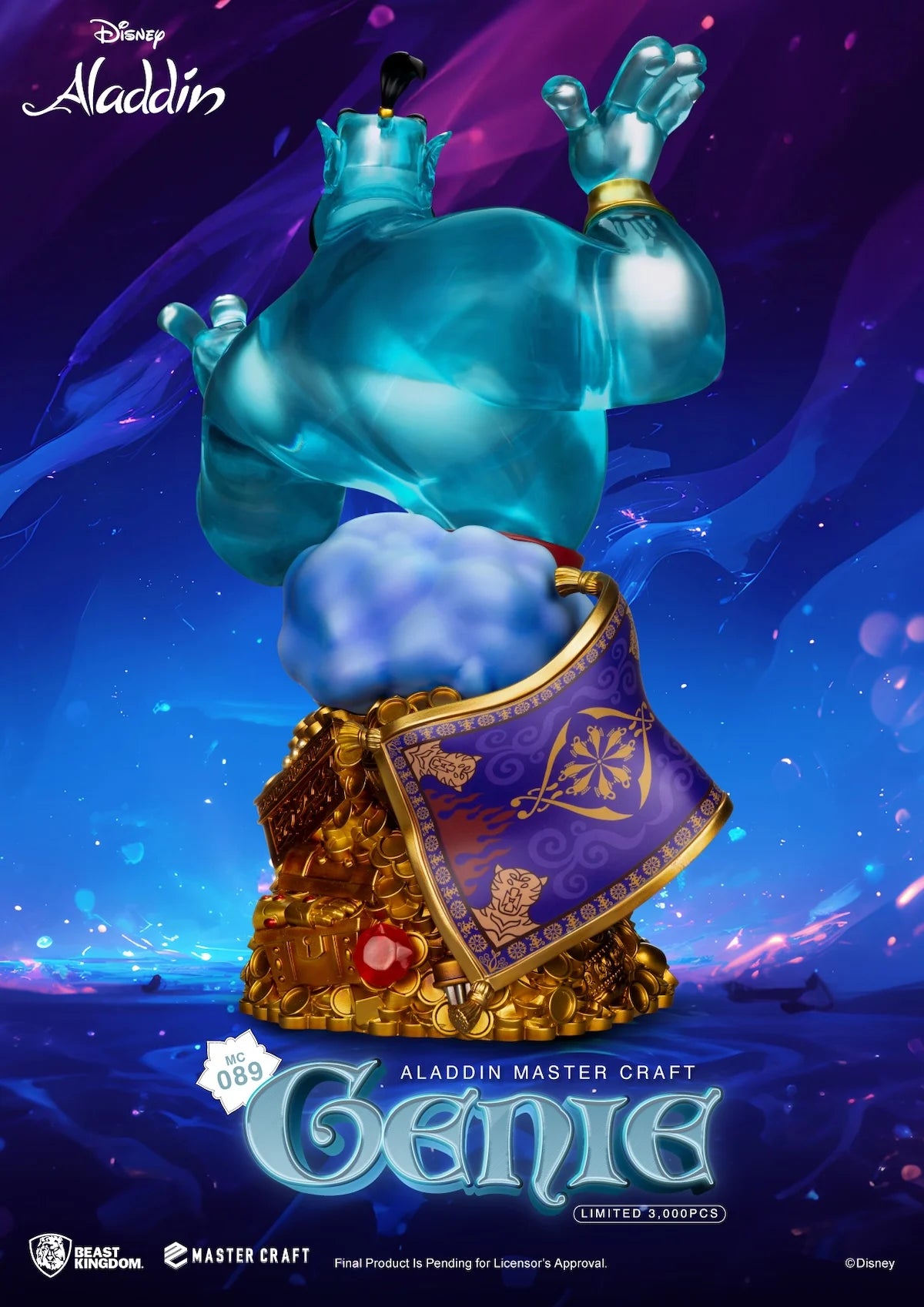 DISNEY ALADDIN - Genie - Statue Master Craft 42cm