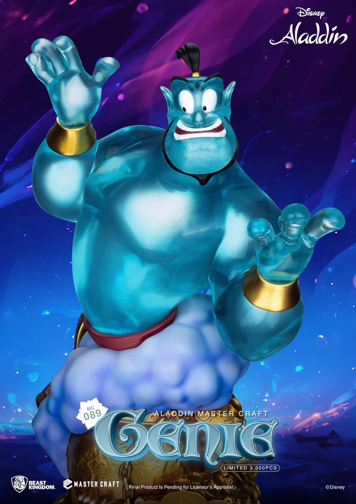 DISNEY ALADDIN - Genie - Statue Master Craft 42cm
