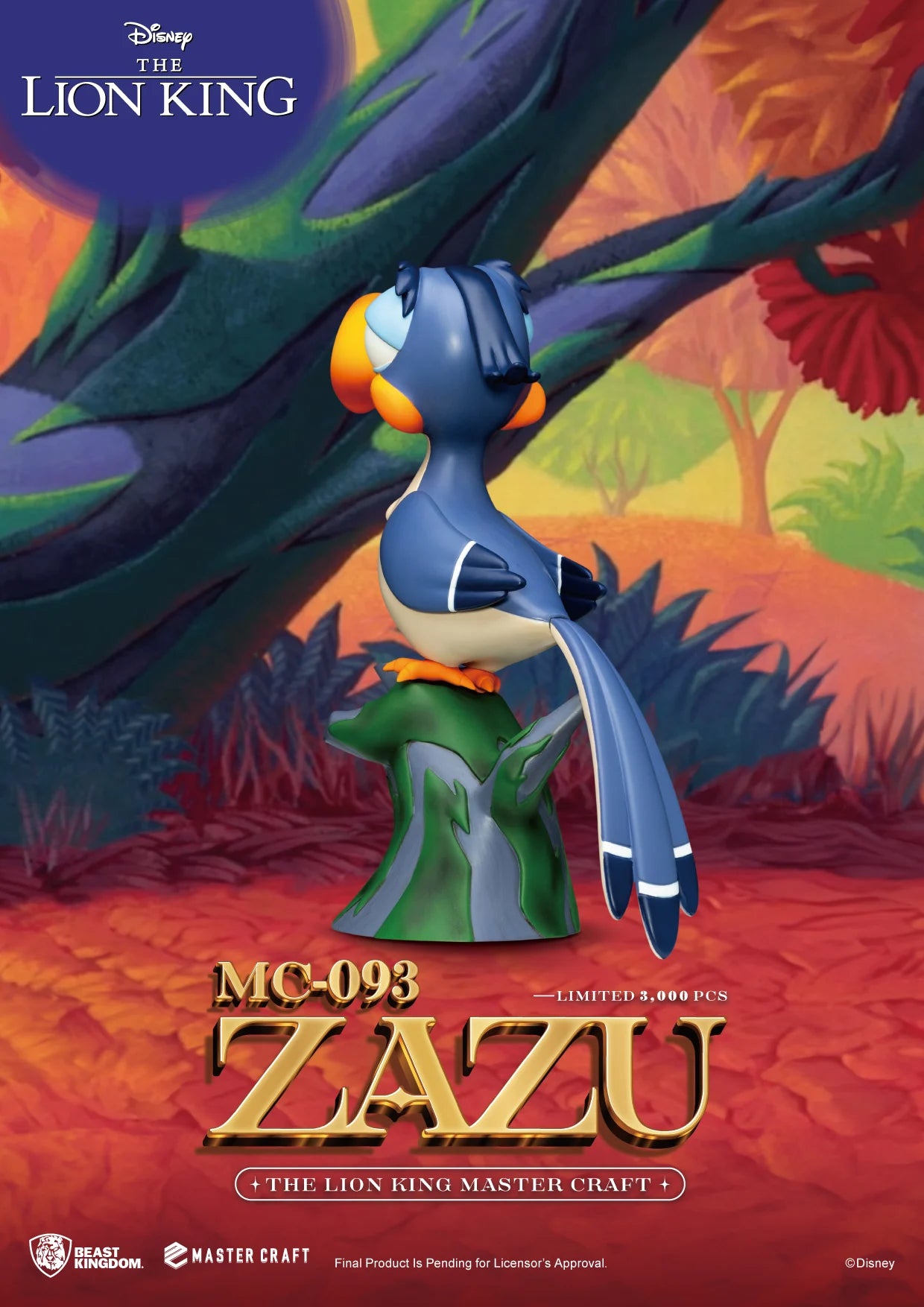 THE LION KING - Zazu - Statue Master Craft 20cm